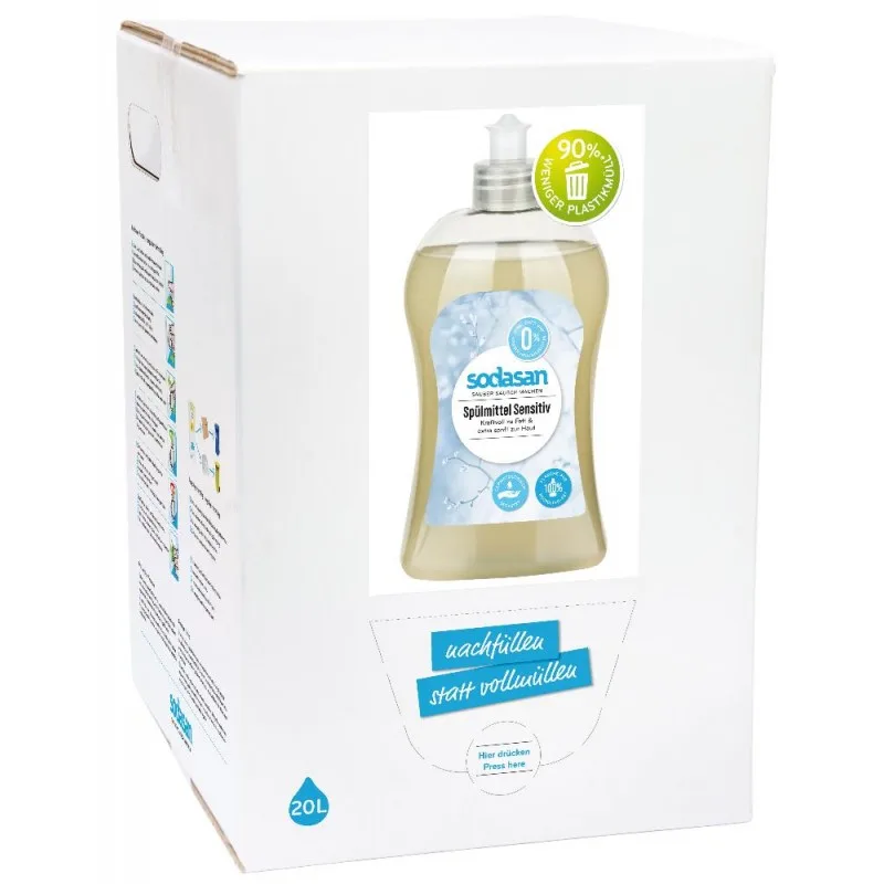 SODASAN Spülmittel Sensitive 20 Liter Bag in Box