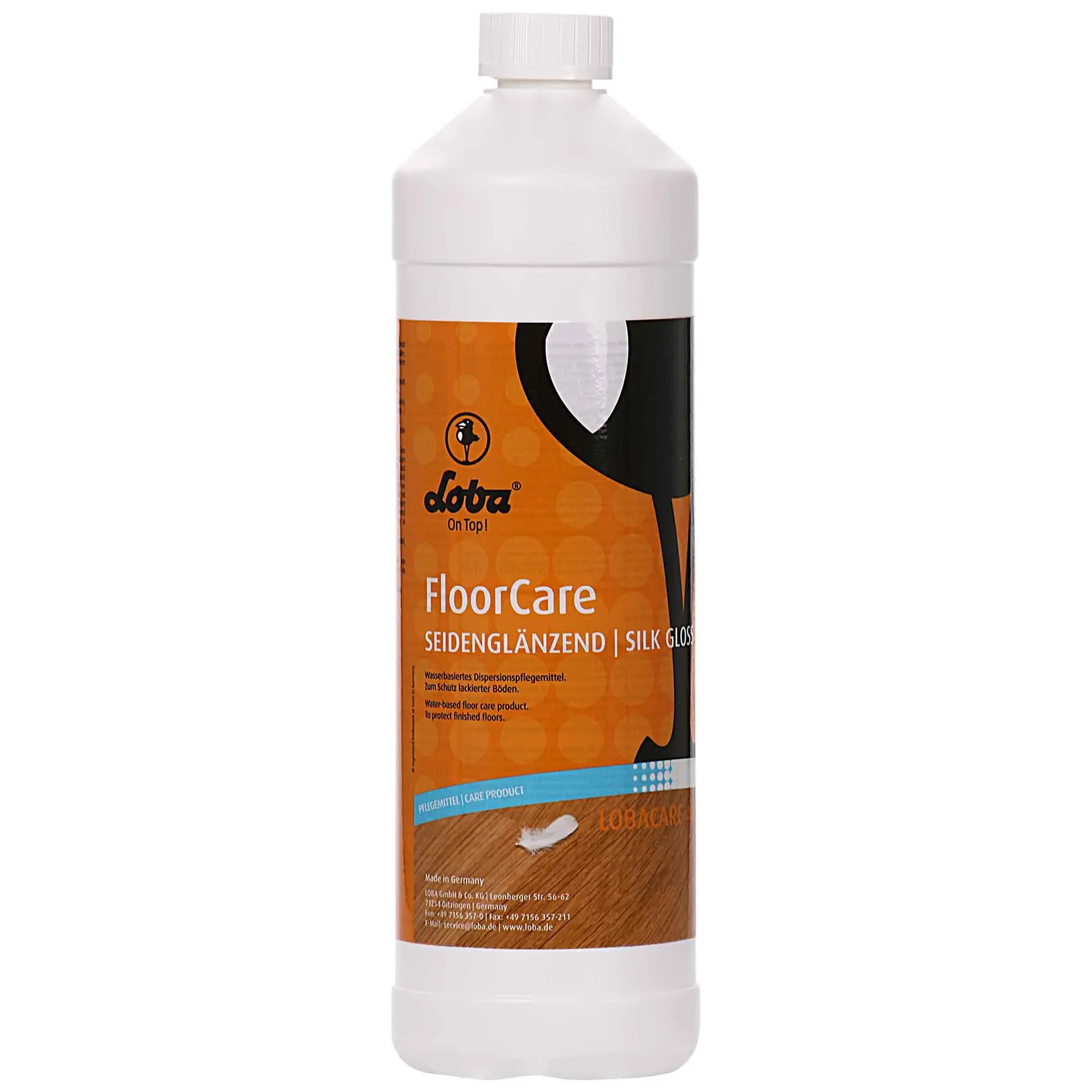 "LOBA FloorCare seidenglänzend 1 Liter Bodenpflege image"