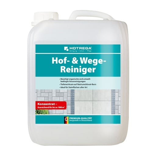 "HOTREGA Hof- & Wege Reiniger 5 Liter Konzentrat image"