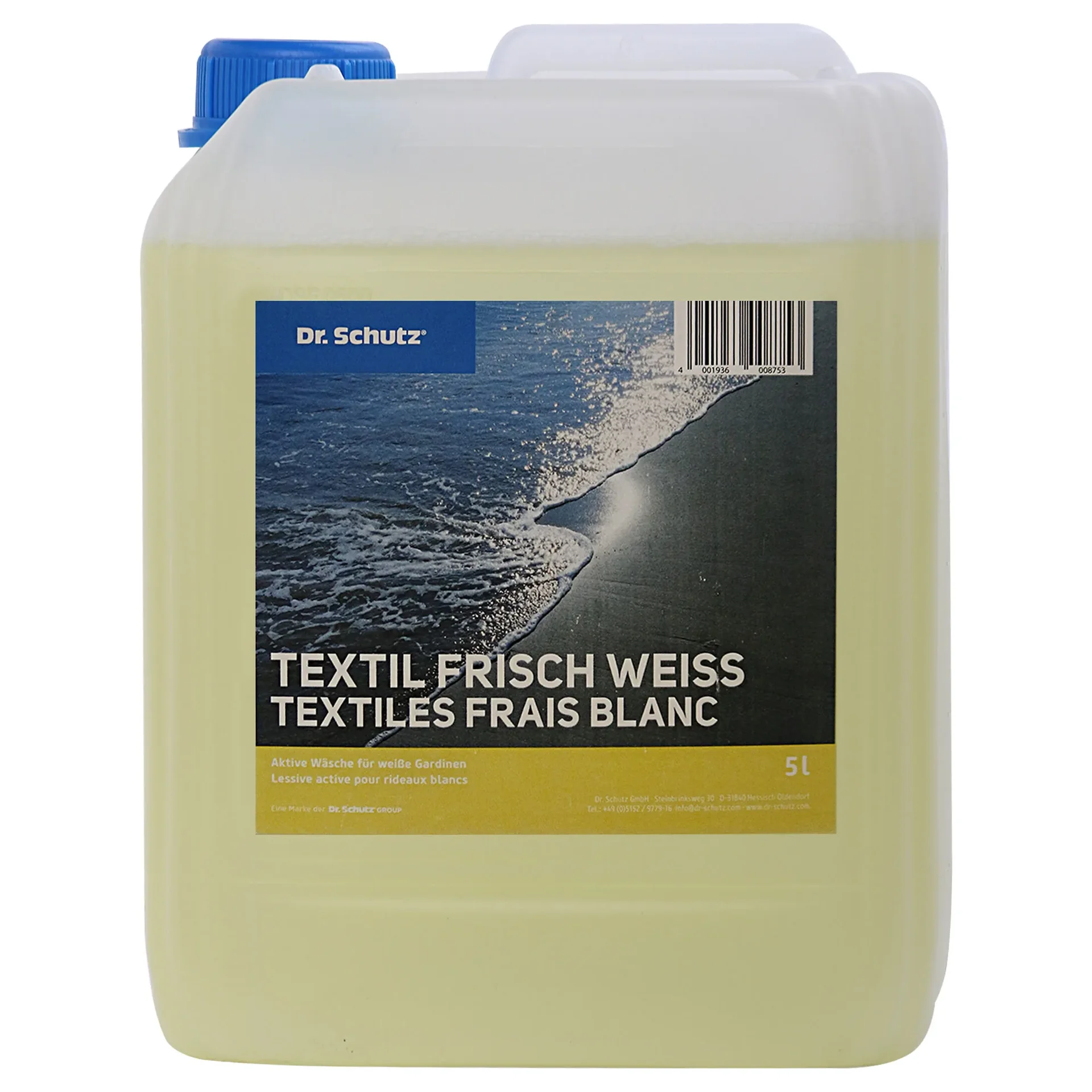 "DR. SCHUTZ Textil Frisch weiß 5 Liter Waschmittel für weiße Textilien image"