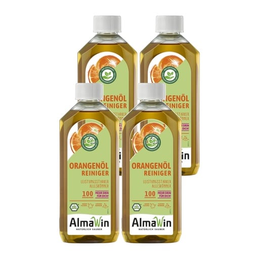 "ALMAWIN Orangenölreiniger 500 ml x 4 Flaschen Konzentrat image"