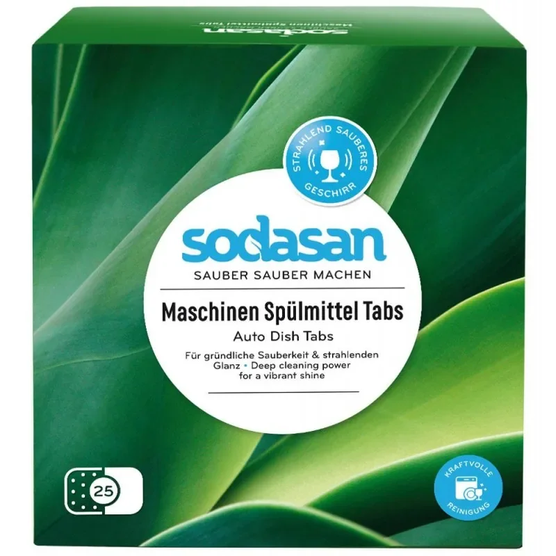 "SODASAN Maschinenspülmittel Tabs 25 Stück Packung image"