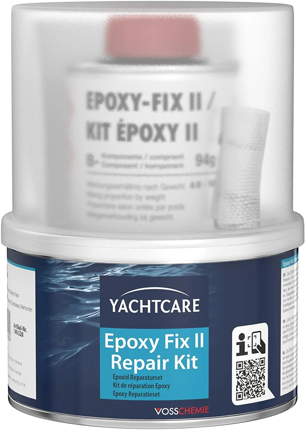 YACHTCARE Epoxy Fix II Repair Kit 248 g Epoxidharz Reparaturset