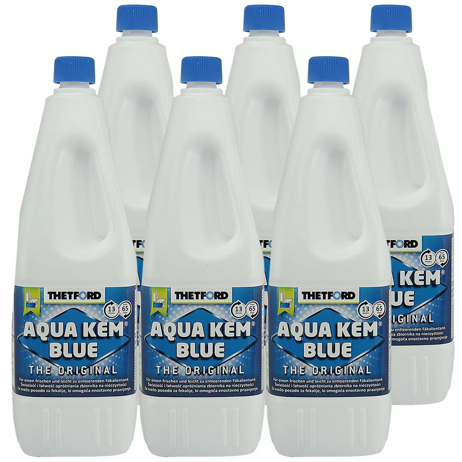 "THETFORD Aqua Kem Blue 6 x 2 Liter = 1 Karton A image"