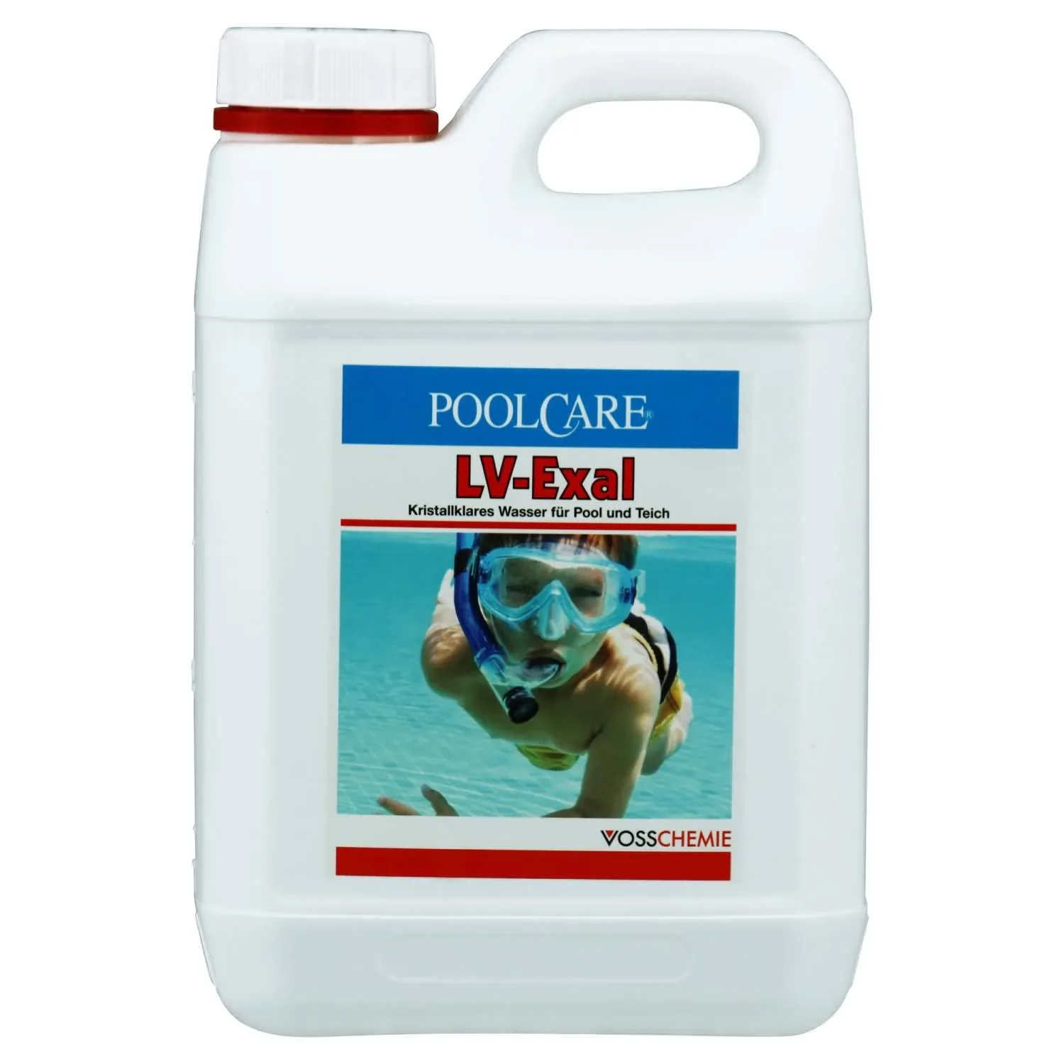 "VOSSCHEMIE Poolcare LV Exal 1 Liter Wasserpflege - Algenvorbeugung ohne Chlor image"