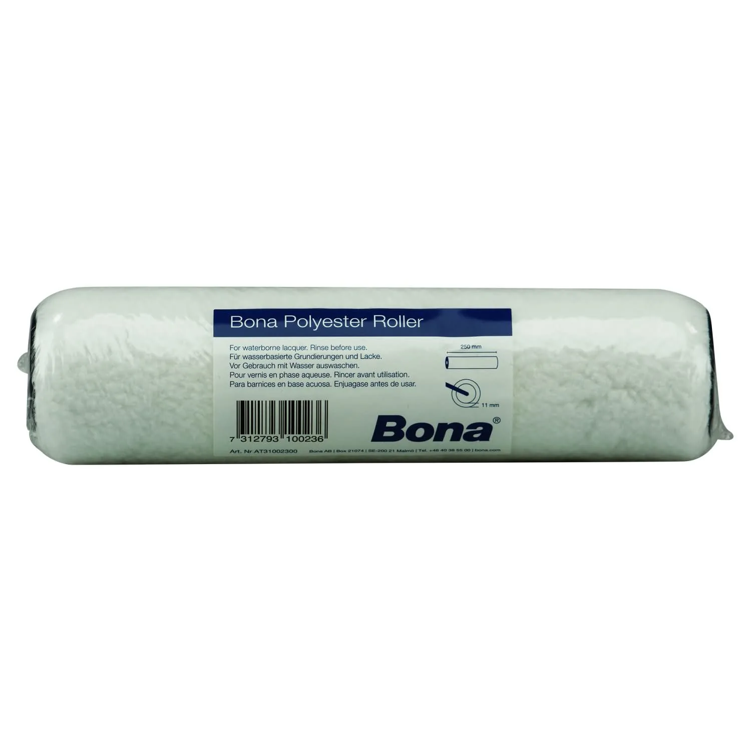 BONA SuperCoat Roller 250 mm Florhöhe 11 mm weiß