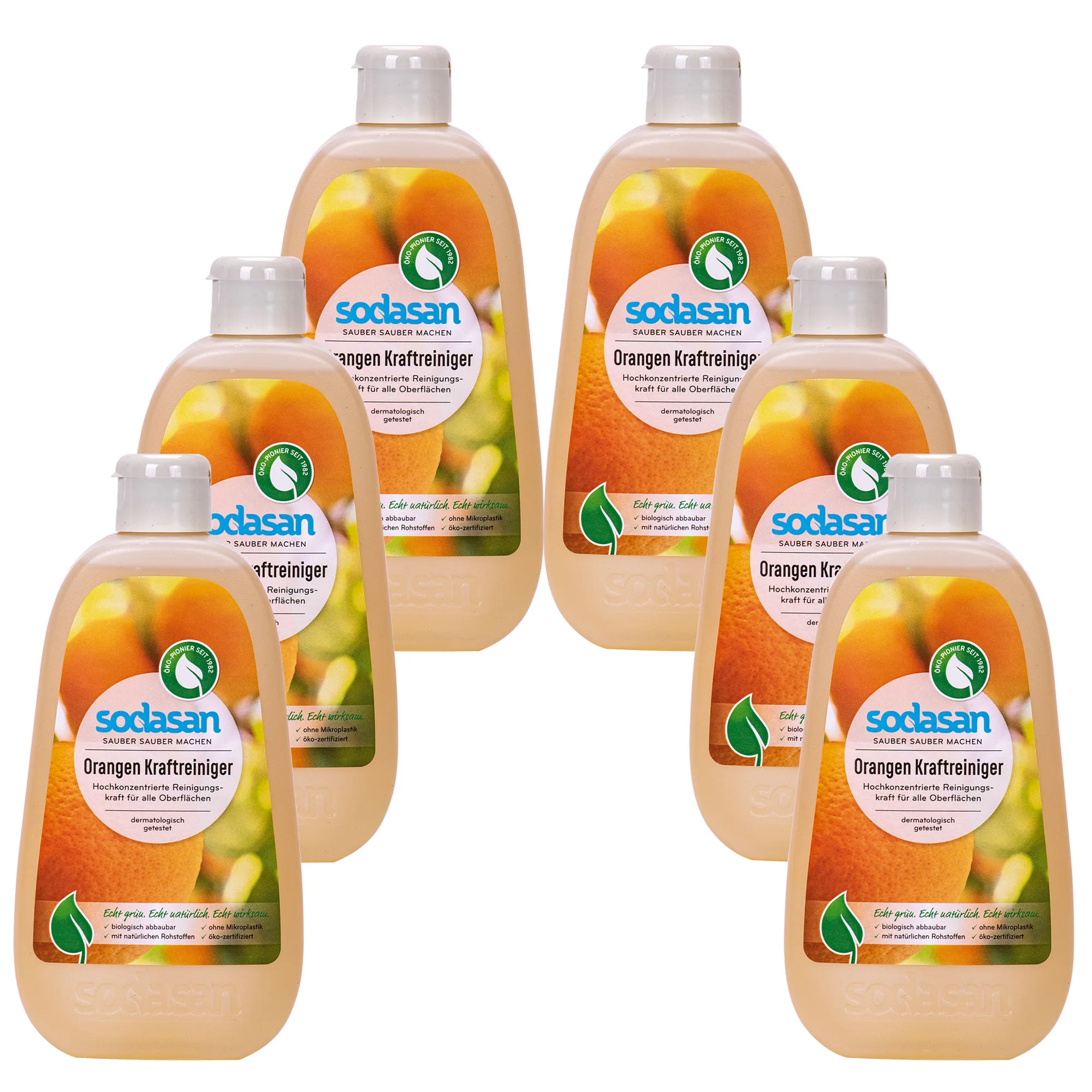 SODASAN Orangen Kraftreiniger 6 x 500 ml