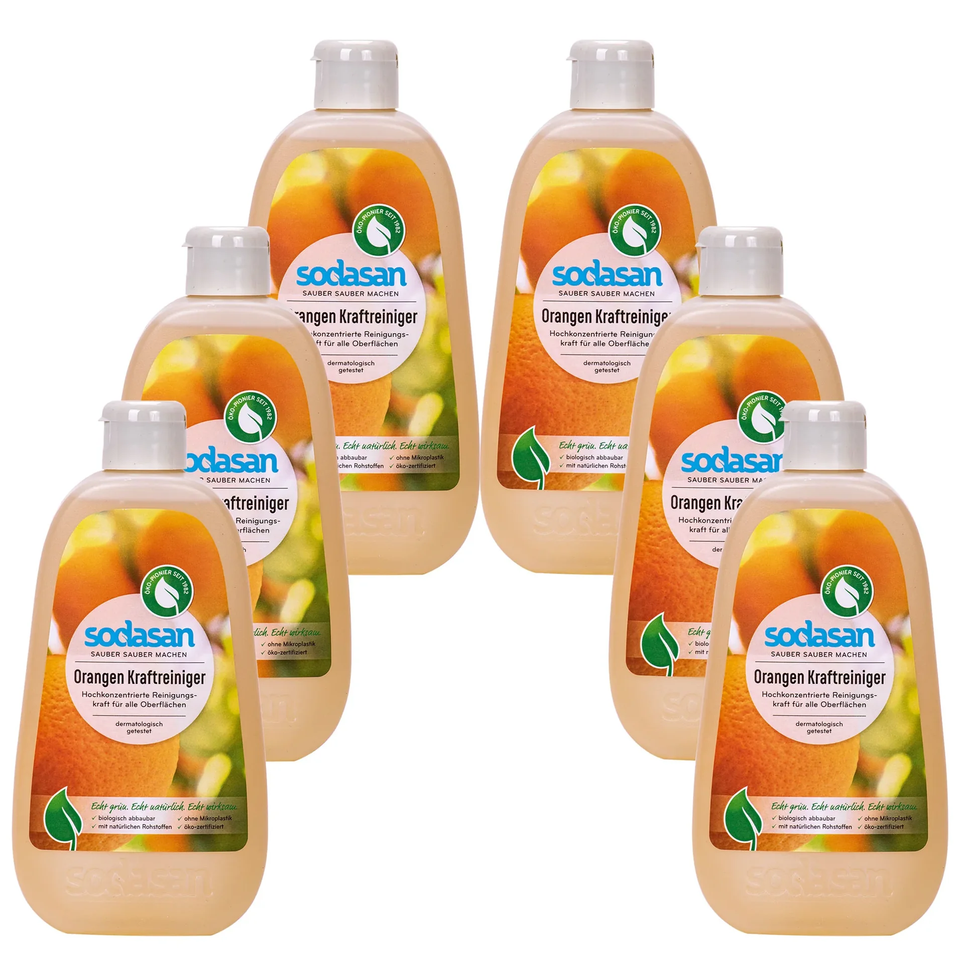 "SODASAN Orangen Kraftreiniger 6 x 500 ml image"