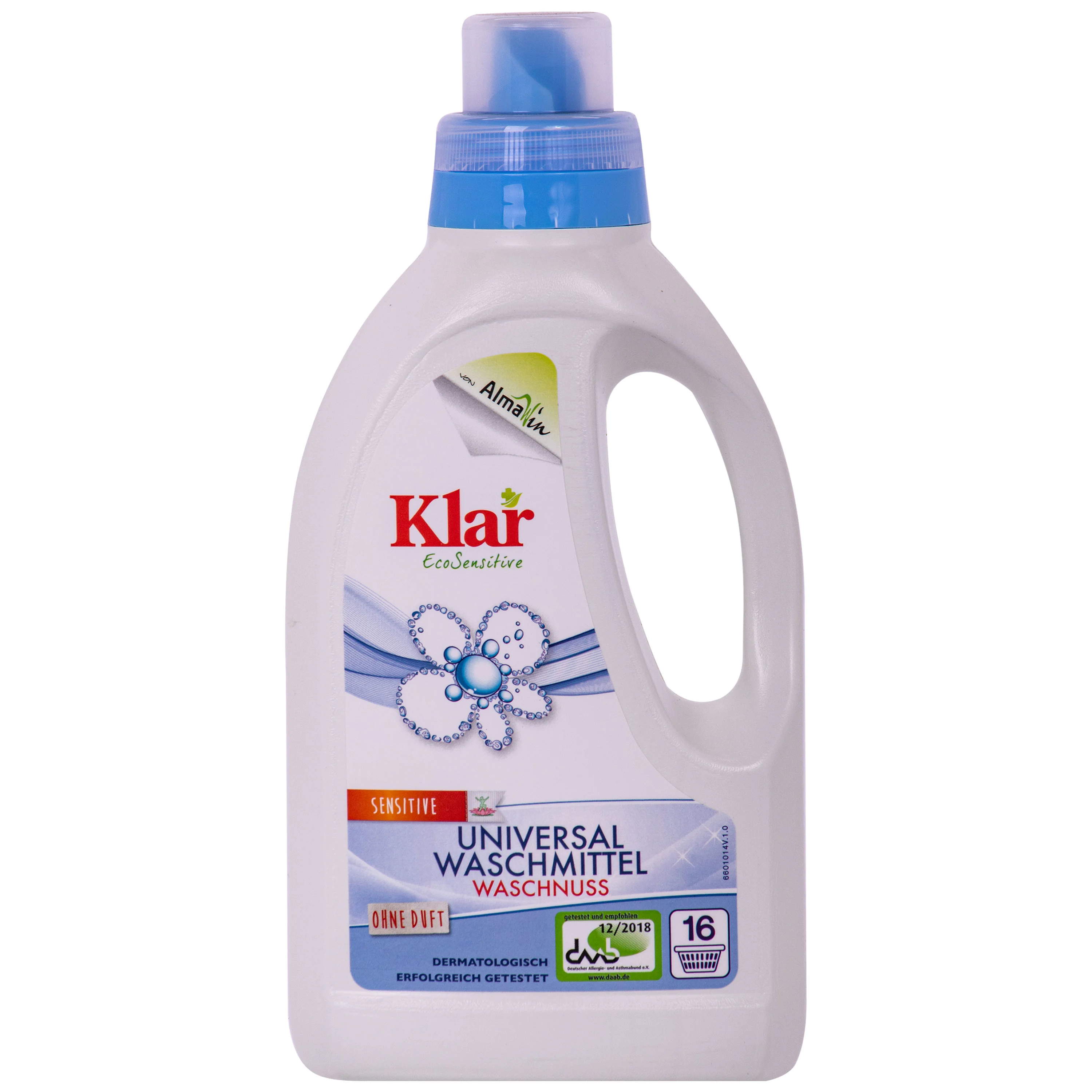 KLAR Universalwaschmittel 750 ml Waschnuss