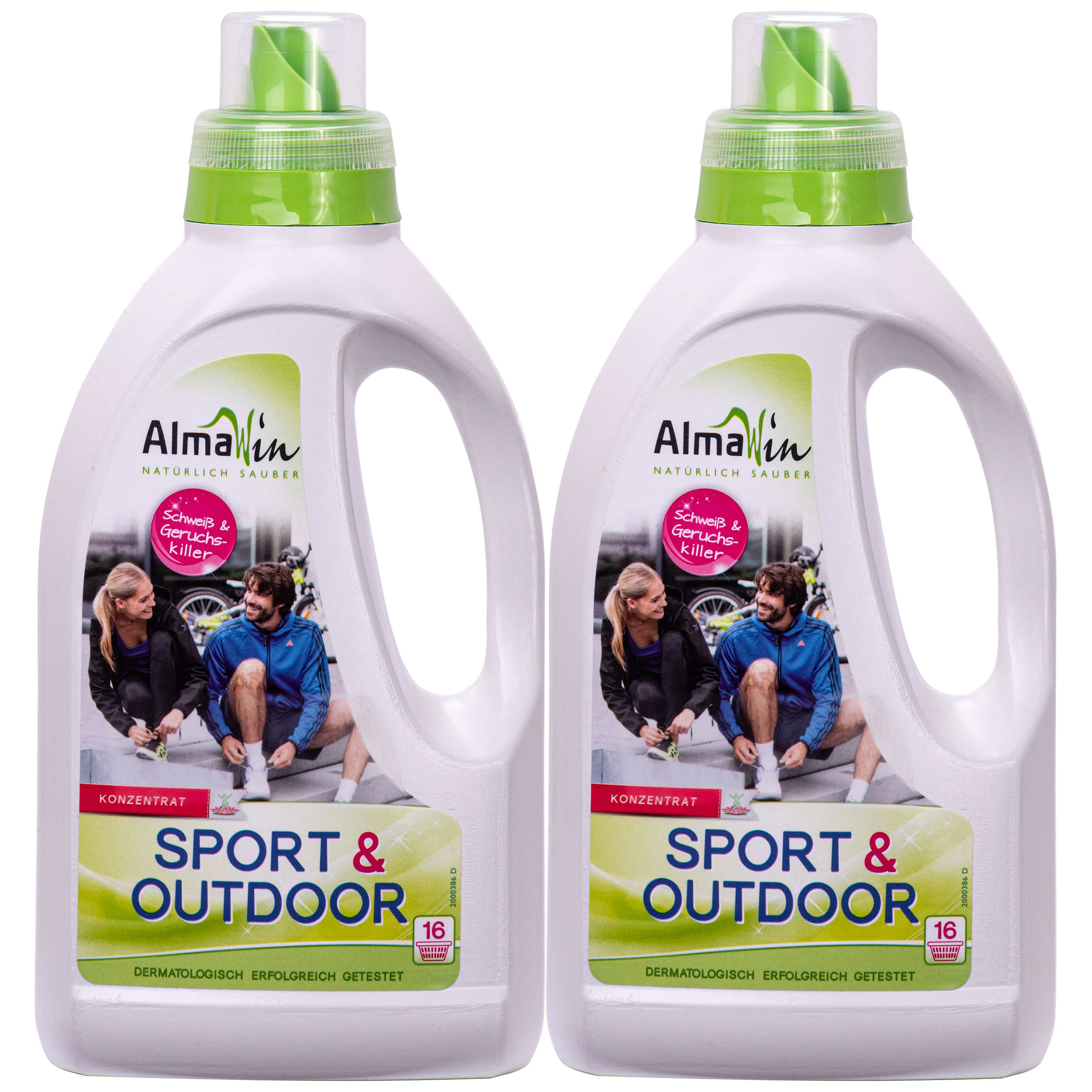 ALMAWIN Sport + Outdoor Flüssigwaschmittel 2 x 750 ml