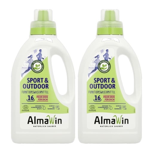 "ALMAWIN Sport + Outdoor Flüssigwaschmittel 2 x 750 ml image"