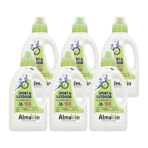 "ALMAWIN Sport + Outdoor Flüssigwaschmittel 6 x 750 ml image"
