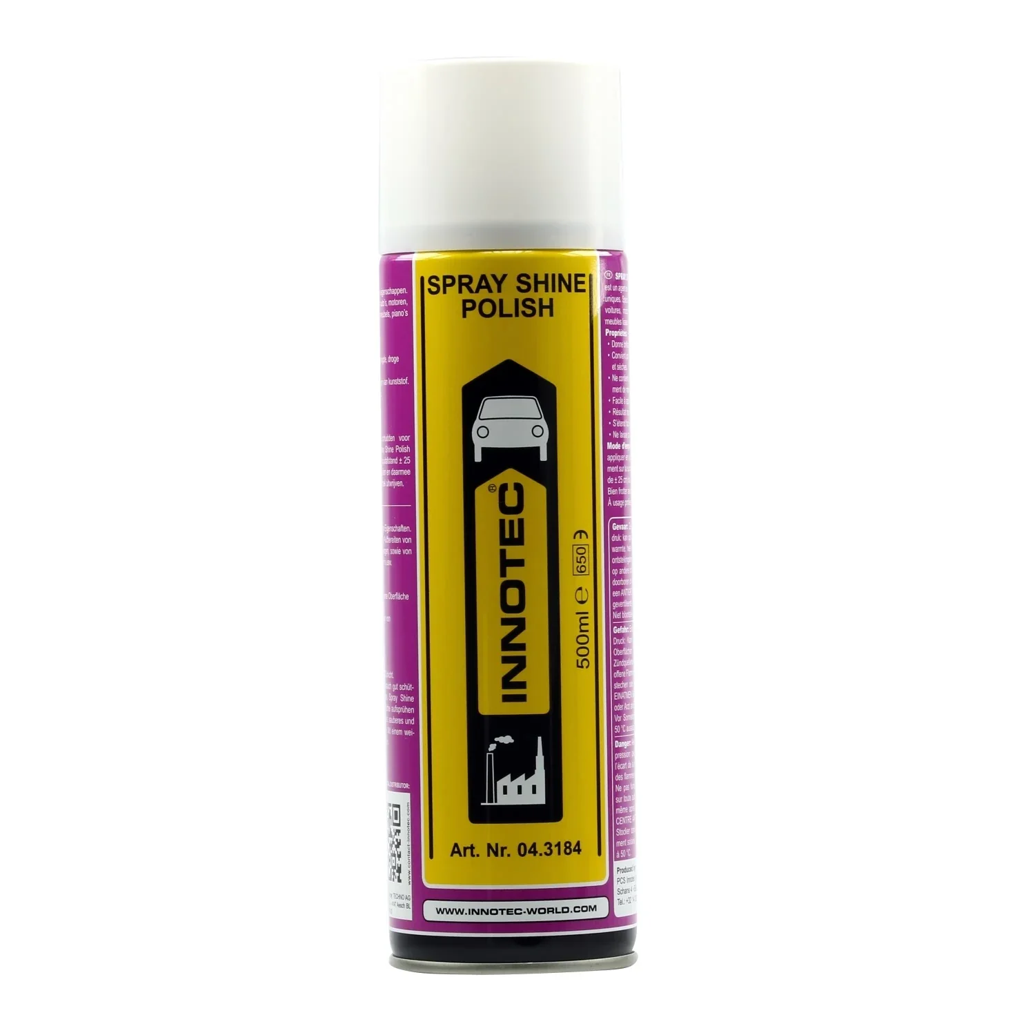 "INNOTEC Spray Shine Polish 3 x 500 ml Lack- und Kunsstoffpolitur A image"