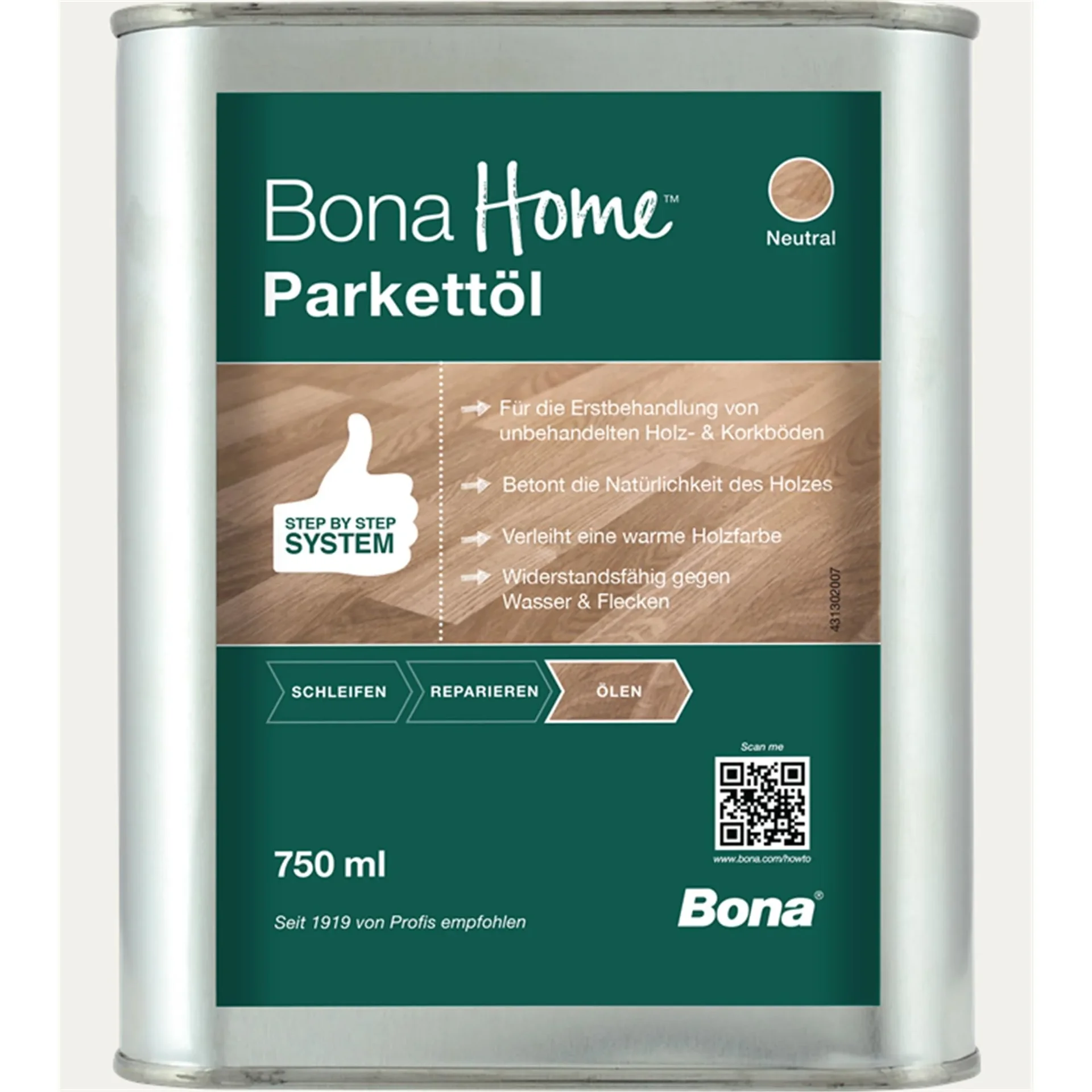 "BONA Home Parkettöl 750 ml neutral image"