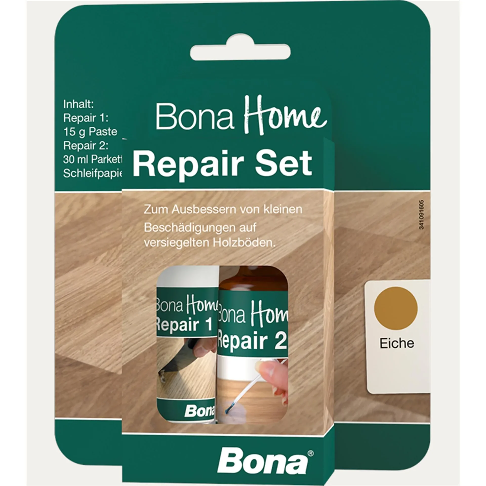 "BONA Home Reparatur Set 4 teilig Eiche image"