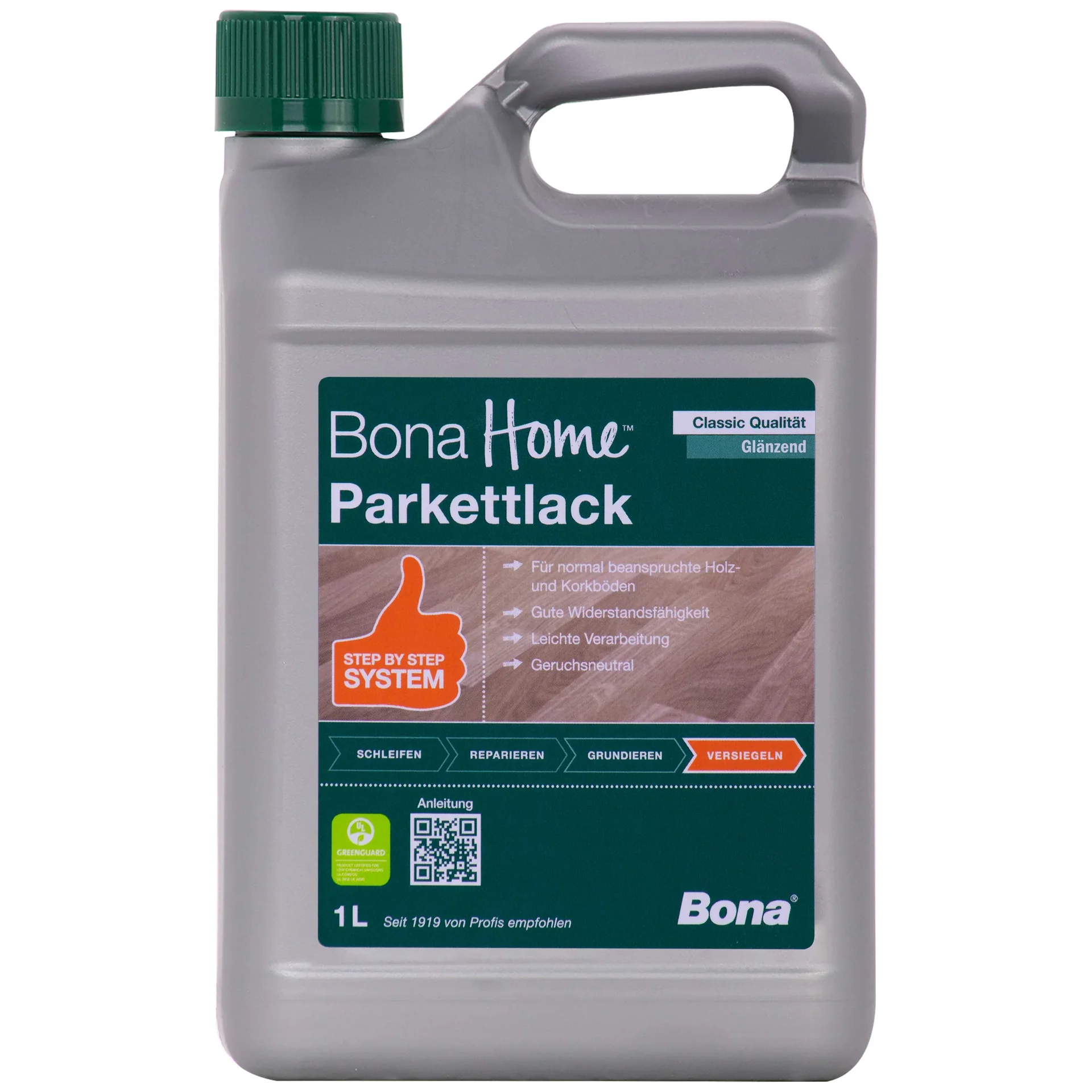 "BONA Home Parkettlack Classic 1 Liter glänzend image"