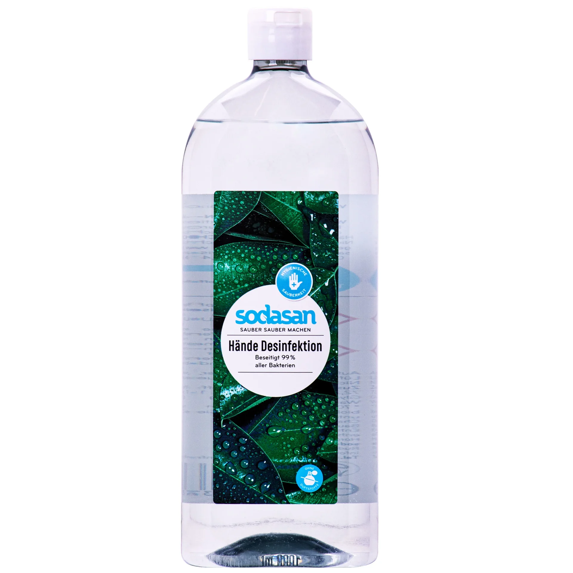 "SODASAN Händedesinfektion 1 Liter Nachfüllflasche PET-Flasche image"