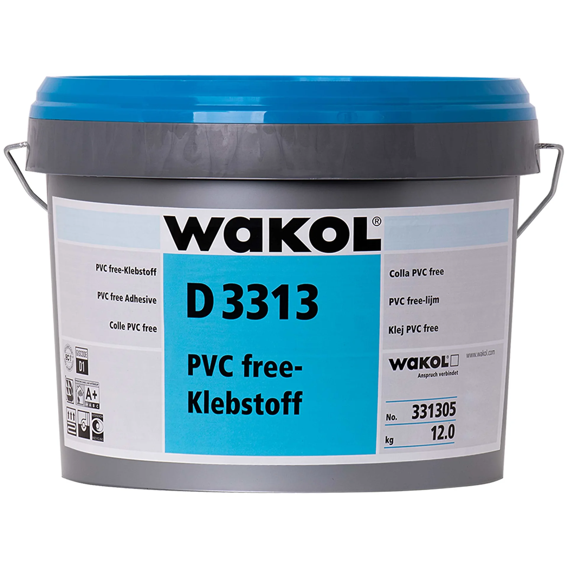 "WAKOL D 3313 PVC free-Klebstoff 12kg image"
