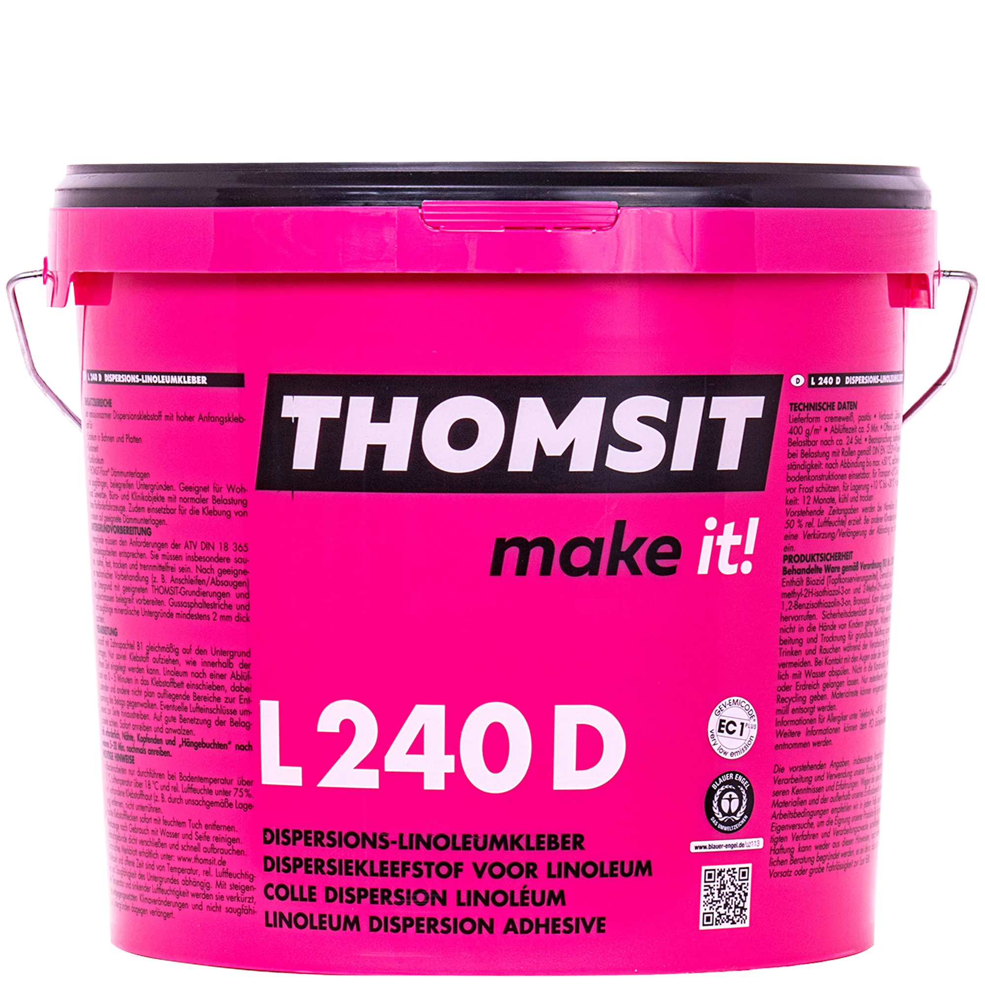 THOMSIT L 240 D EC1 Dispersions-Linoleumkleber 15 kg