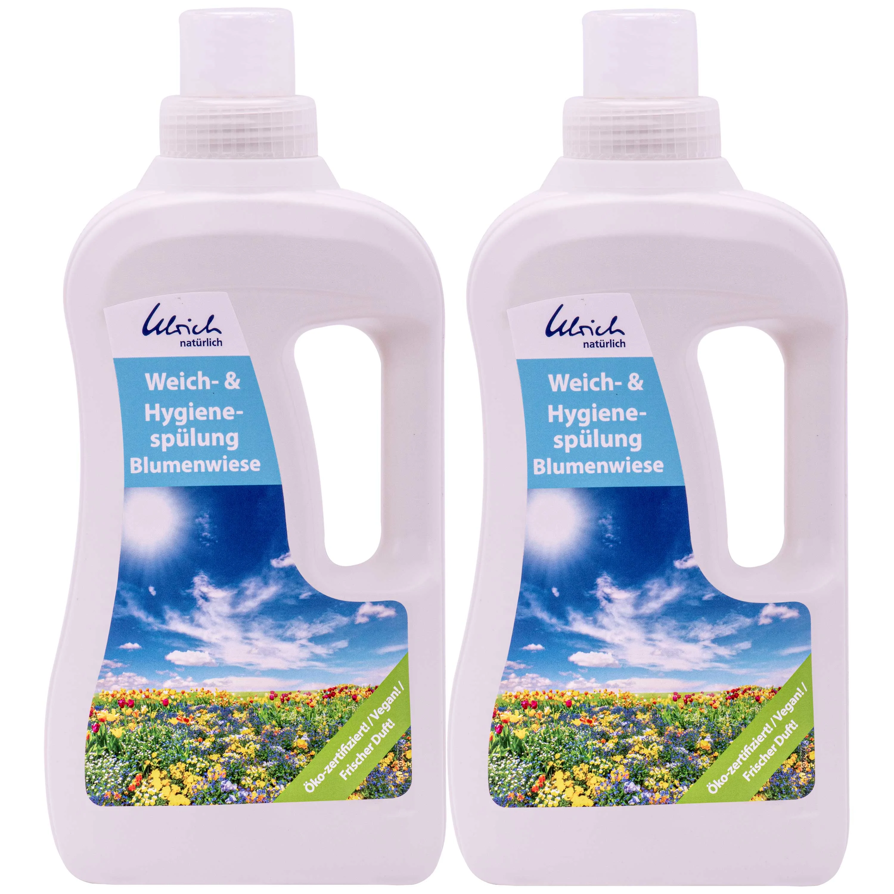 ULRICH natürlich Weich und Hygienespülung 2 x 1 Liter Blumenwiese