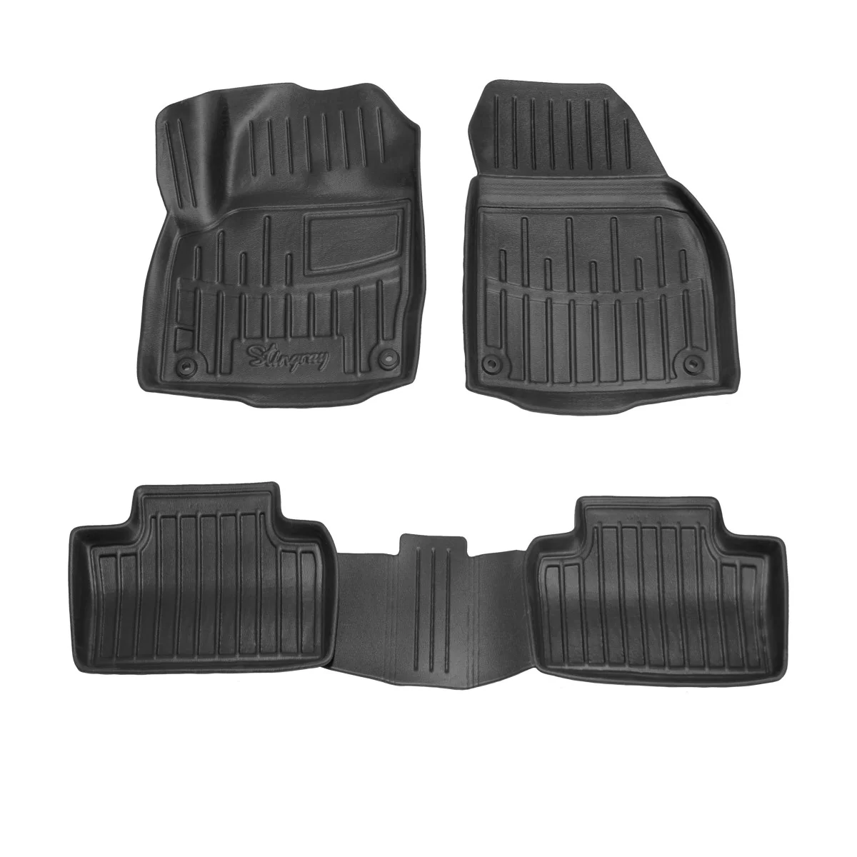 "Fußmatten Range Rover Evoque, 3D Gummifußmatten, passgenau L538 (2011-2018) image"