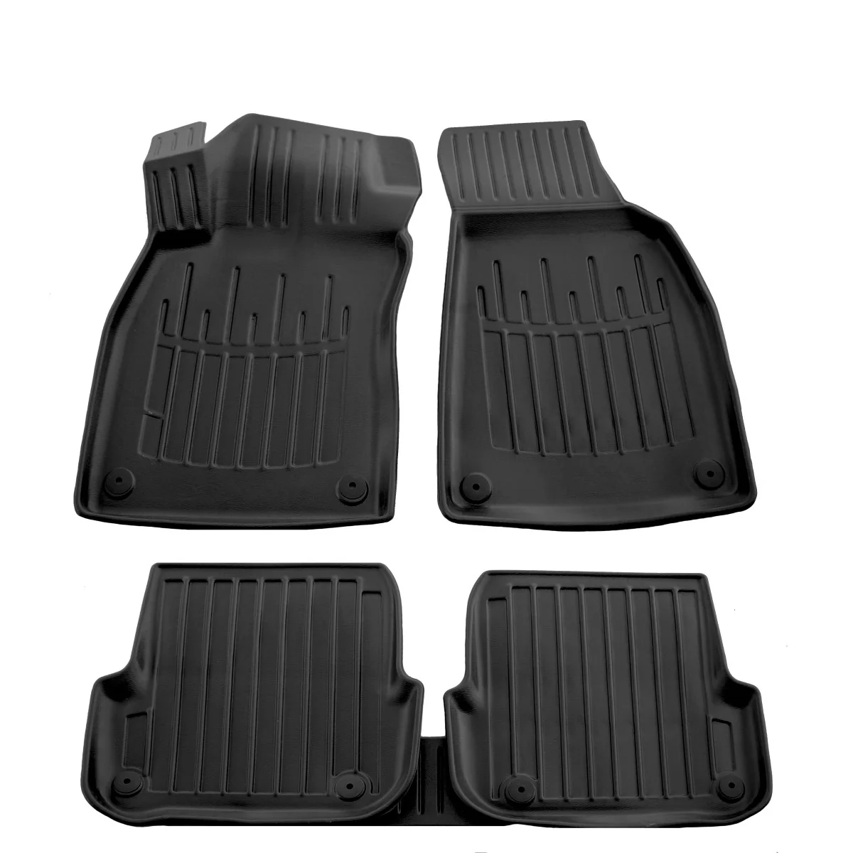"Audi A6 C6 Fußmatten, Gummifußmatten Audi A6, 3D, (2004-2011) image"
