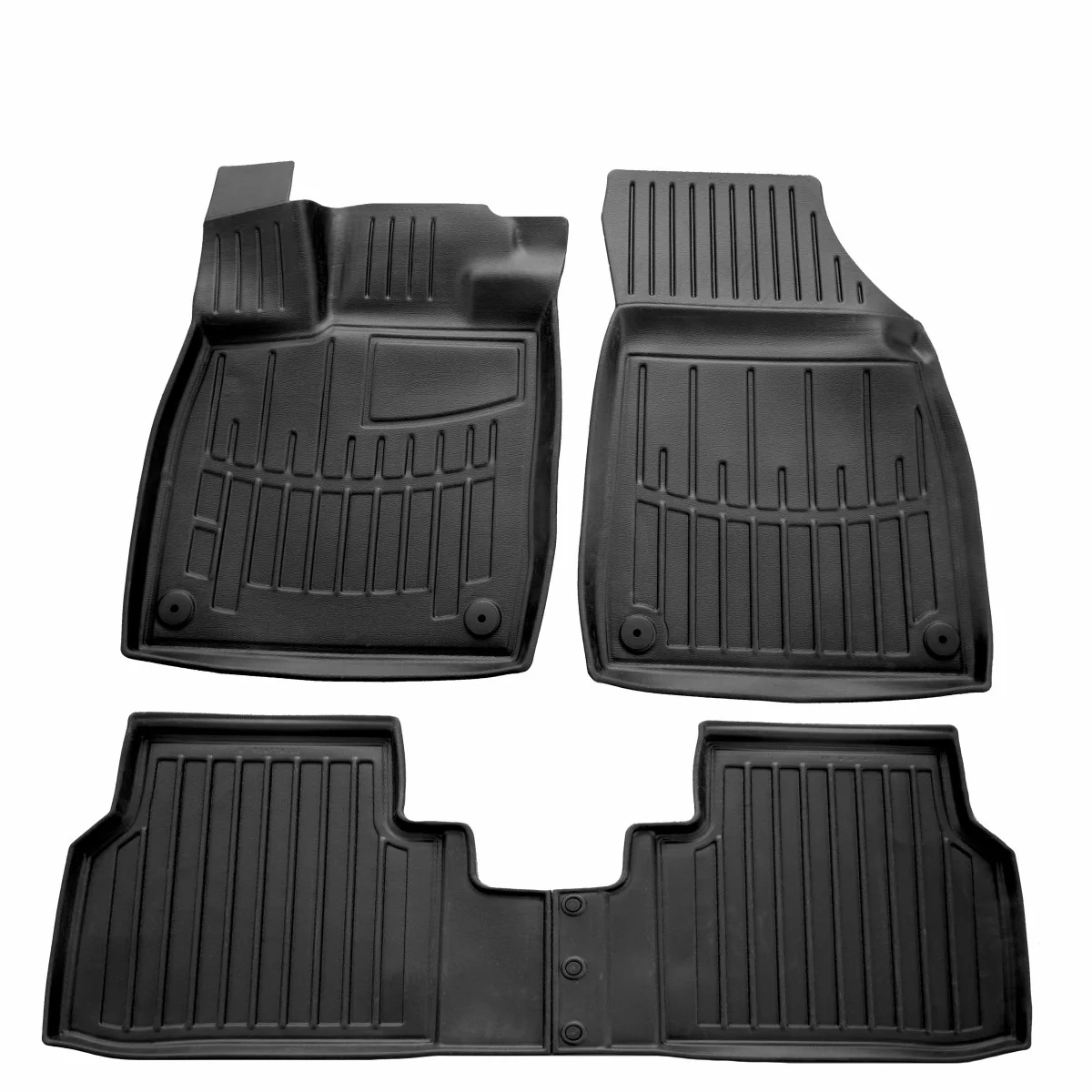 "Audi Q4 Gummimatten, 3D Fußmatten, passgenaue Fußmatten image"