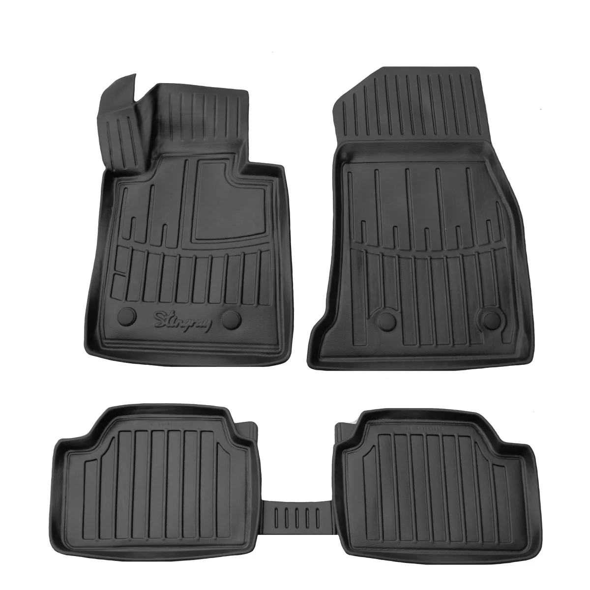 "Gummifußmatten BMW 1er, 3D, passgenaue Gummimatten BMW F21 (2011-2019), Autofußmatten Gummi image"
