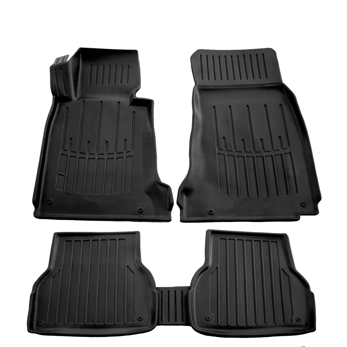 "Gummifußmatten BMW E39, 3D, Passgenaue Gummifußmatten, Autofußmatten Gummi image"
