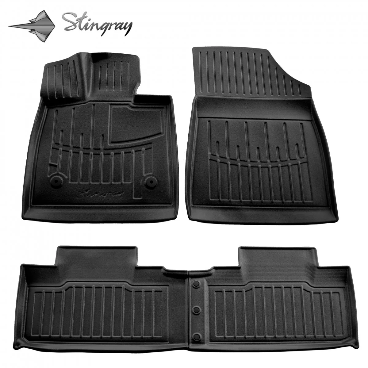 "Gummifußmatten Auto, 3D Gummifußmatten, Autofußmatten Gummi, BYD Song Plus EV (2021-2023) image"