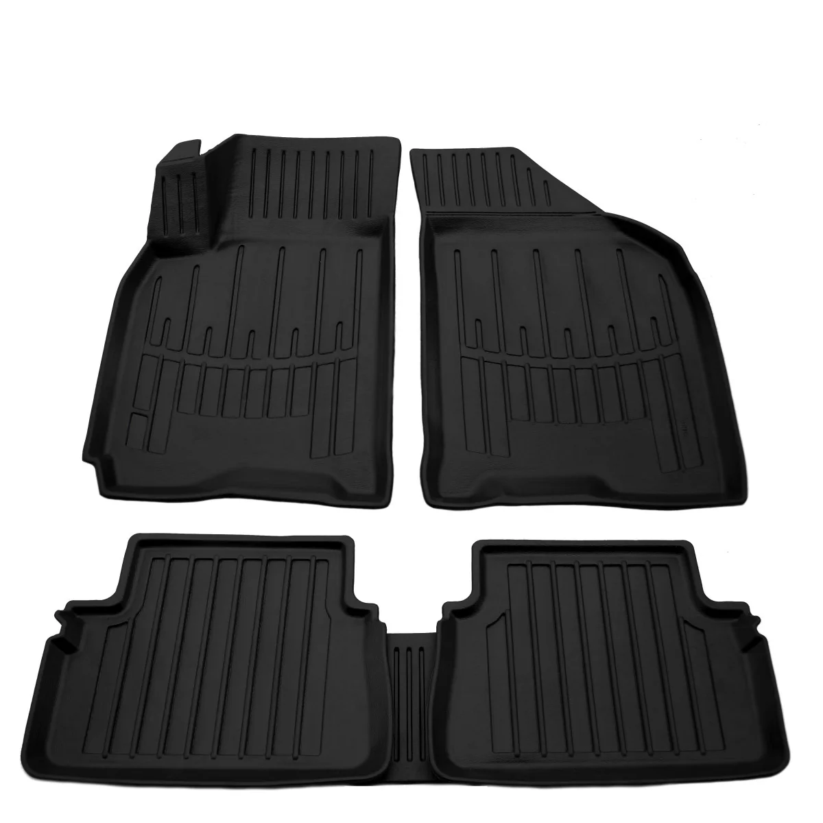 "Gummifußmatten Auto 3D für CHEVROLET Lacetti (2004-...), passgenaue Gummimatten, Auto Fußmatten image"