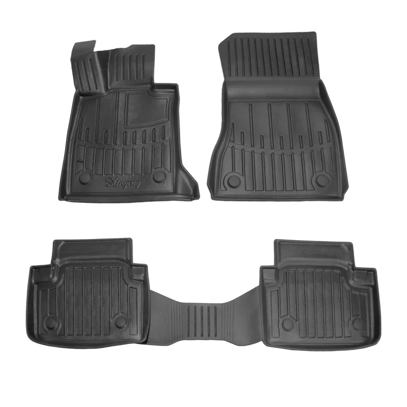 "Gummimatten BMW 5er G61 (2023-...), 3D Gummifußmatten Auto, passgenau image"
