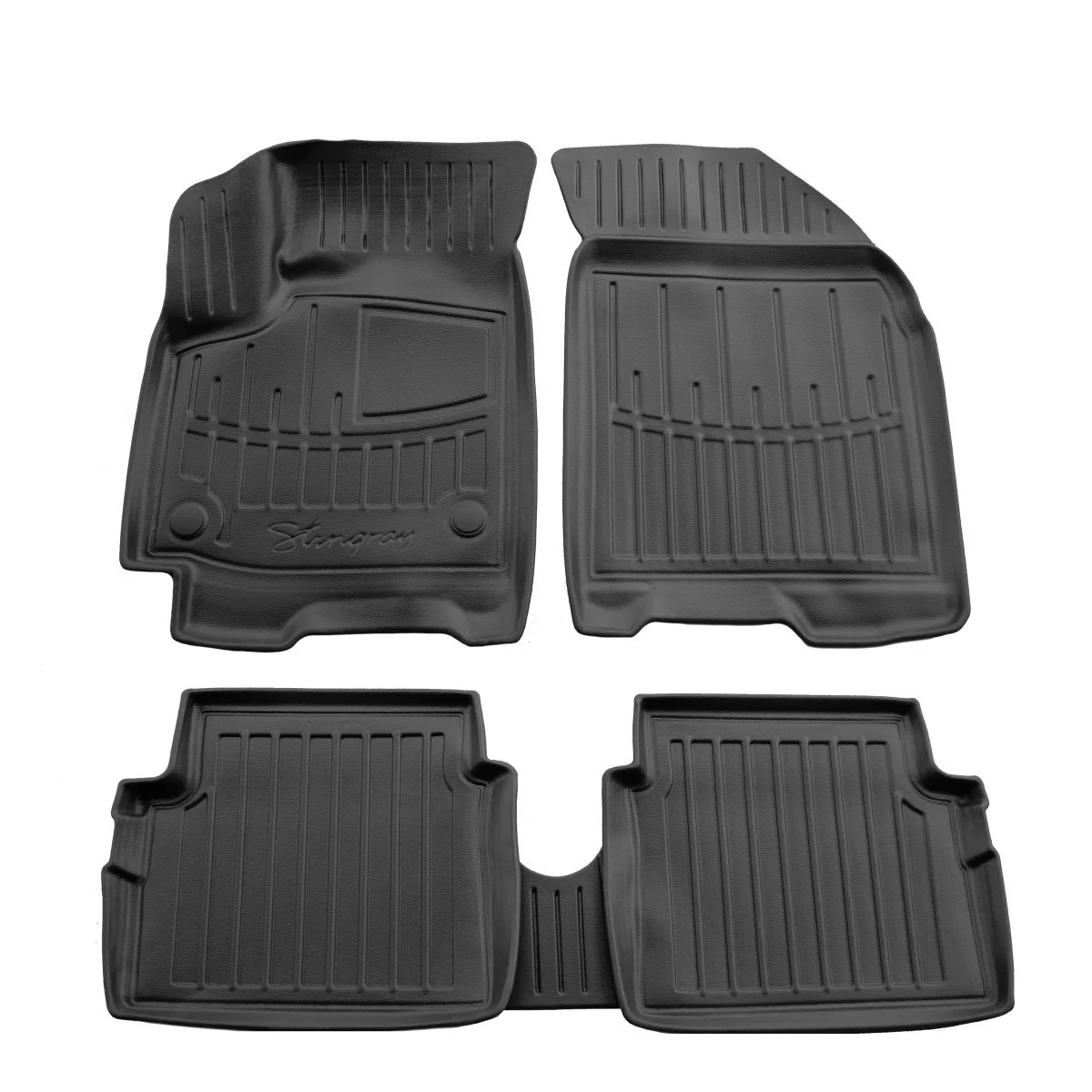 "Gummifußmatten Auto 3D, passgenau für CHEVROLET Aveo (T250) (2005-2011), Autofußmatten Gummi image"