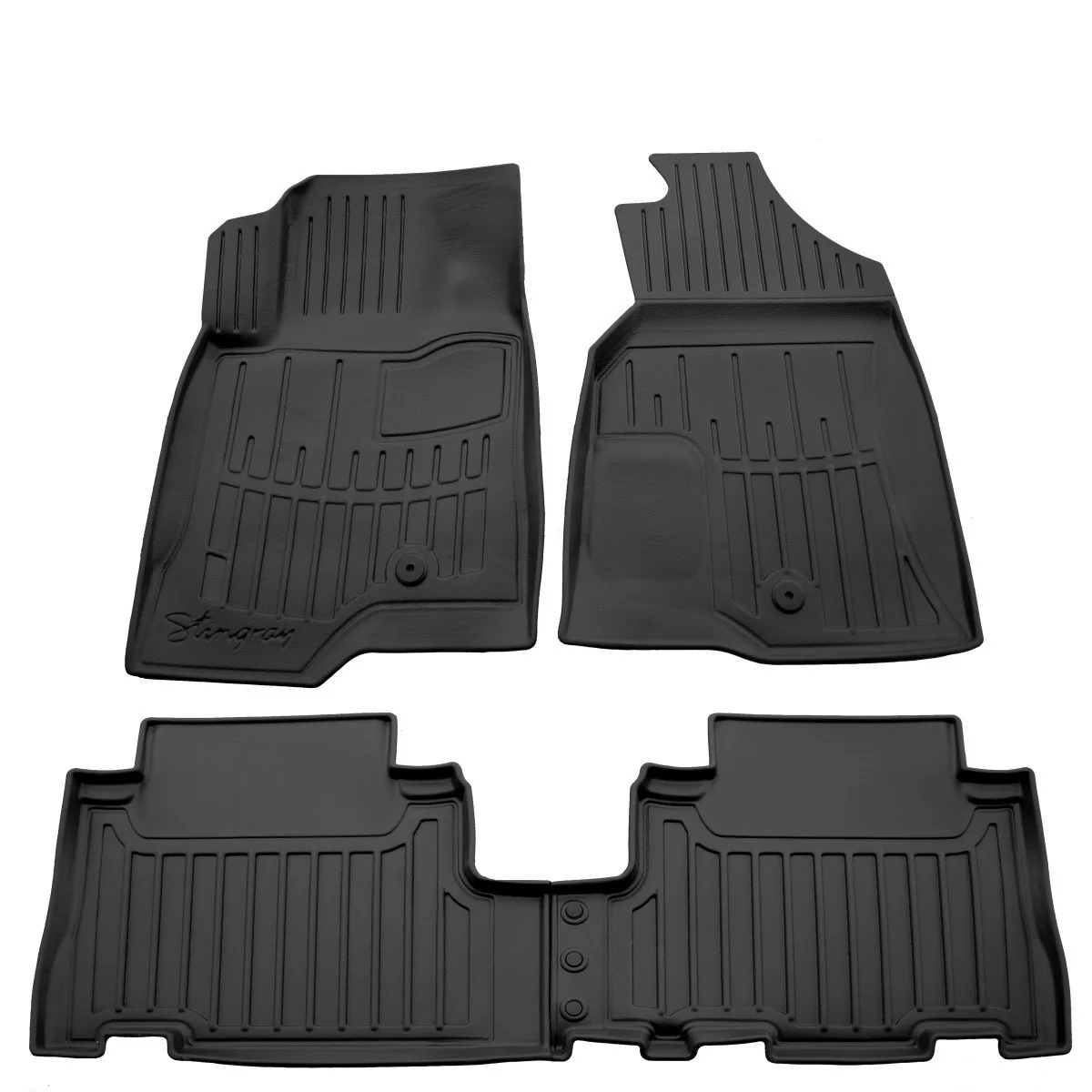 "Fußmatten Chevrolet Captiva, 3D Gummifußmatten Auto, Passgenaue Fußmatten image"