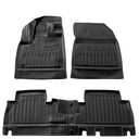 Gummifußmatten Auto, 3D Gummifußmatten Berlingo III (2018-2023), mit Armlehne, passgenau