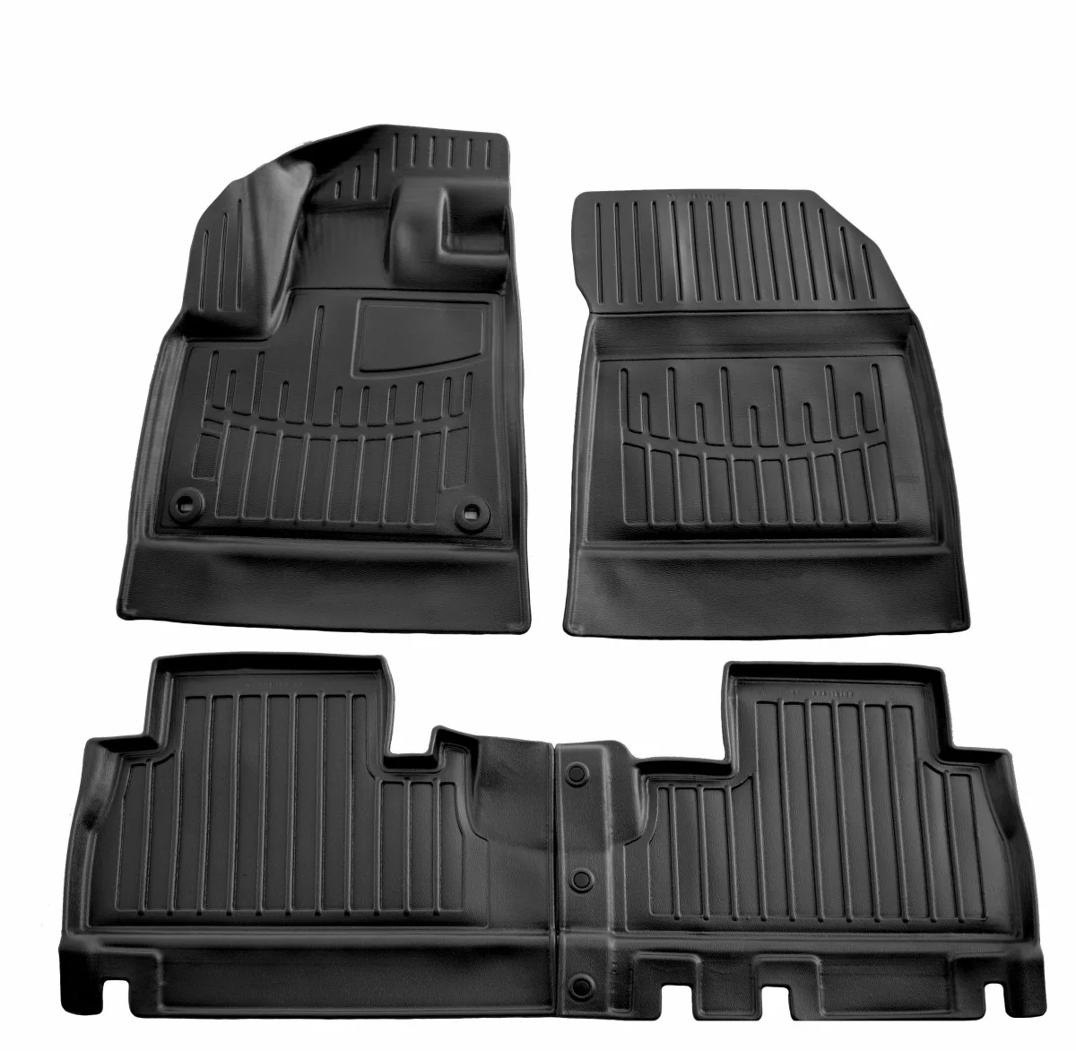 "Gummifußmatten Auto 3D, passgenau für FIAT Doblo K9 (2022-...), ohne Armlehne image"