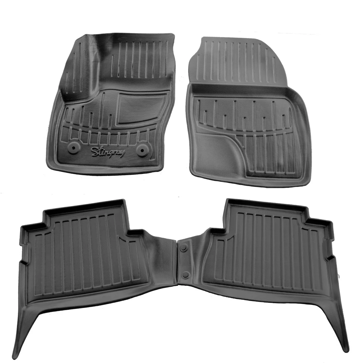 "Gummimatten Auto für FORD C-Max (2010-2019) Benzinversion, 3D, passgenau, Polyurethan, geruchlos image"