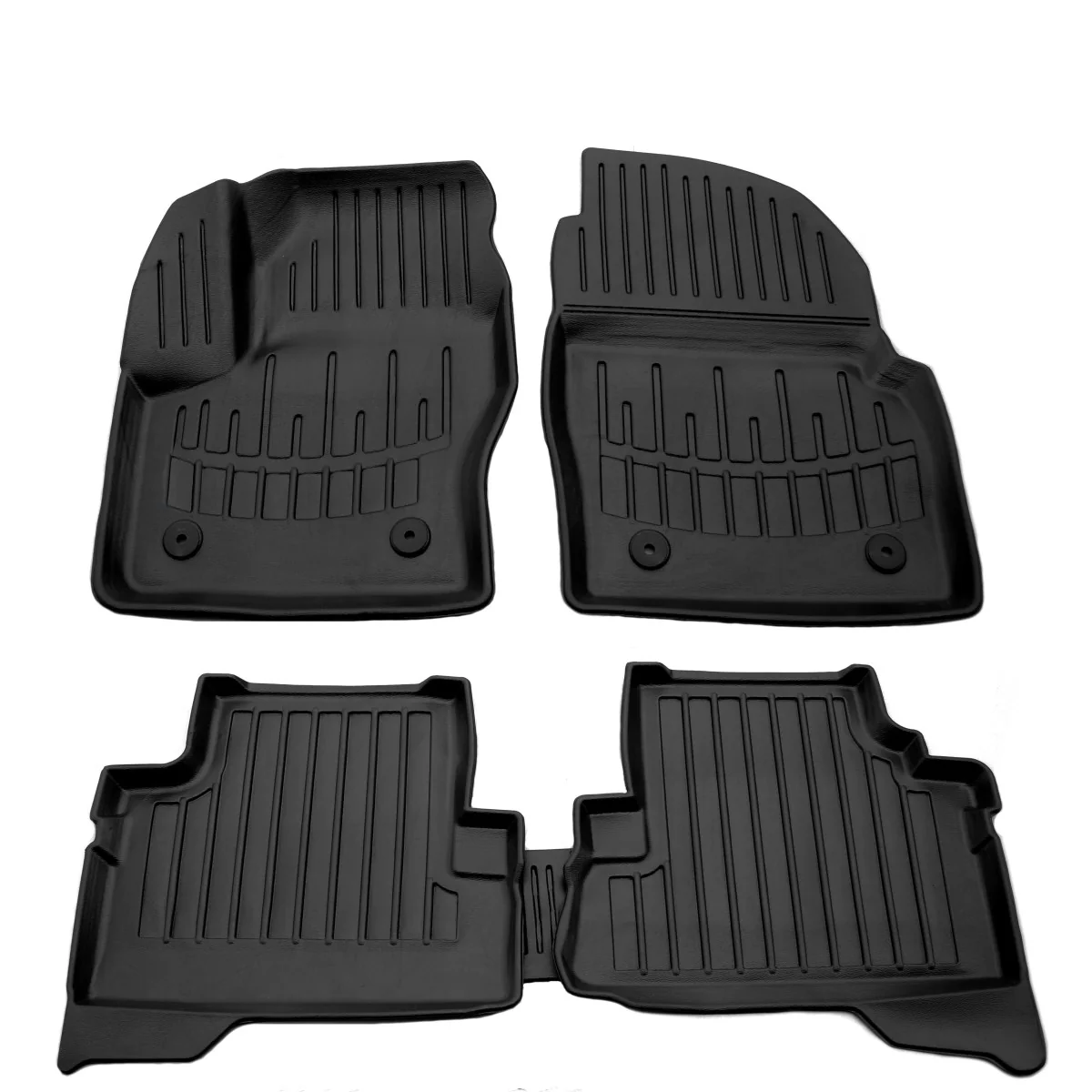"Gummifußmatten Auto für FORD Escape (2012-2019), 3D, passgenau, Autofußmatten image"