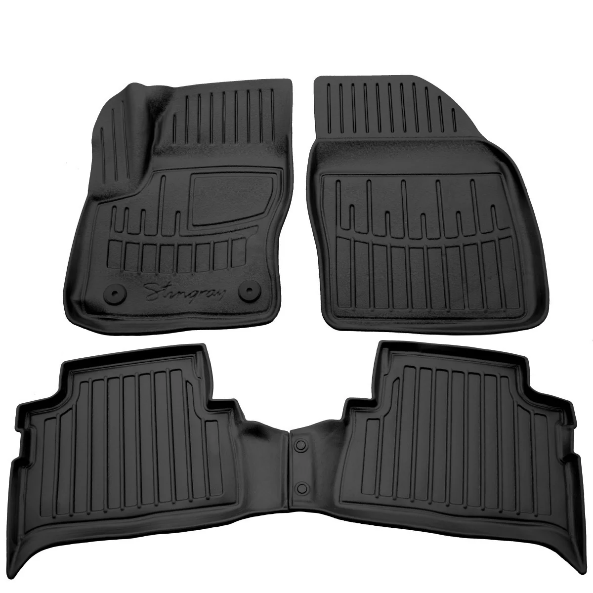 "Fußmatten Auto, Gummimatten Auto 3D für FORD Kuga I (2008-2012), passgenaue Autofußmatten image"