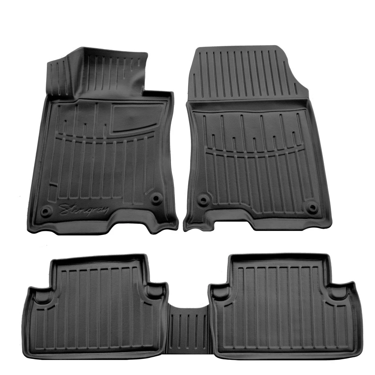 "Fußmatten Auto, Gummimatten Auto 3D für HONDA Accord IIX (2008-2013), passgenau, Polyurethan, rutschfest image"