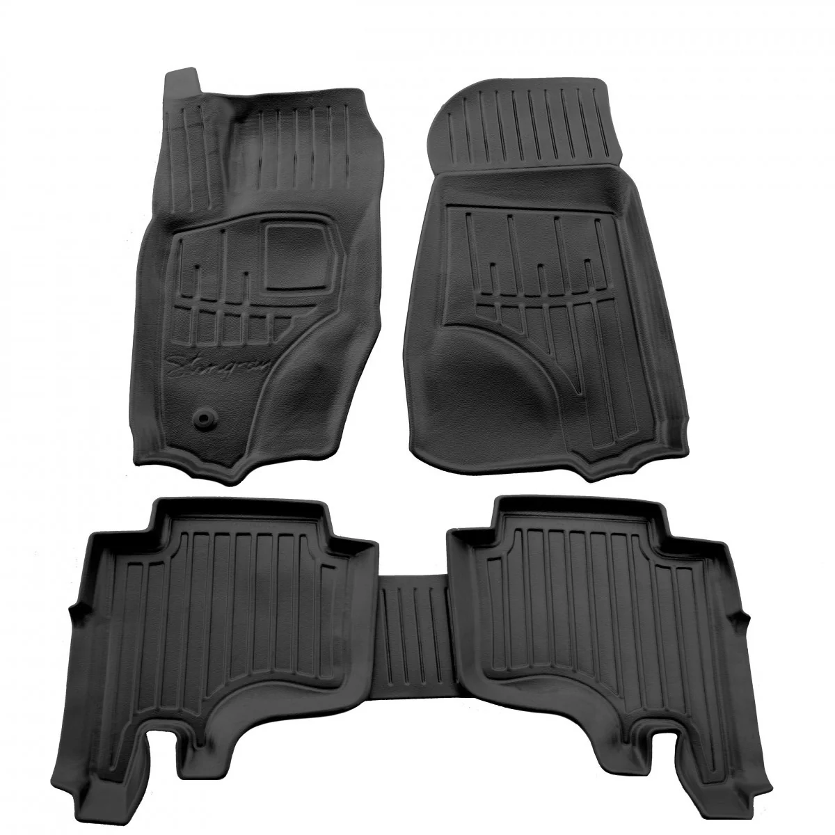 Gummifußmatten 3D für JEEP Grand Cherokee WK (2005-2010), passgenau