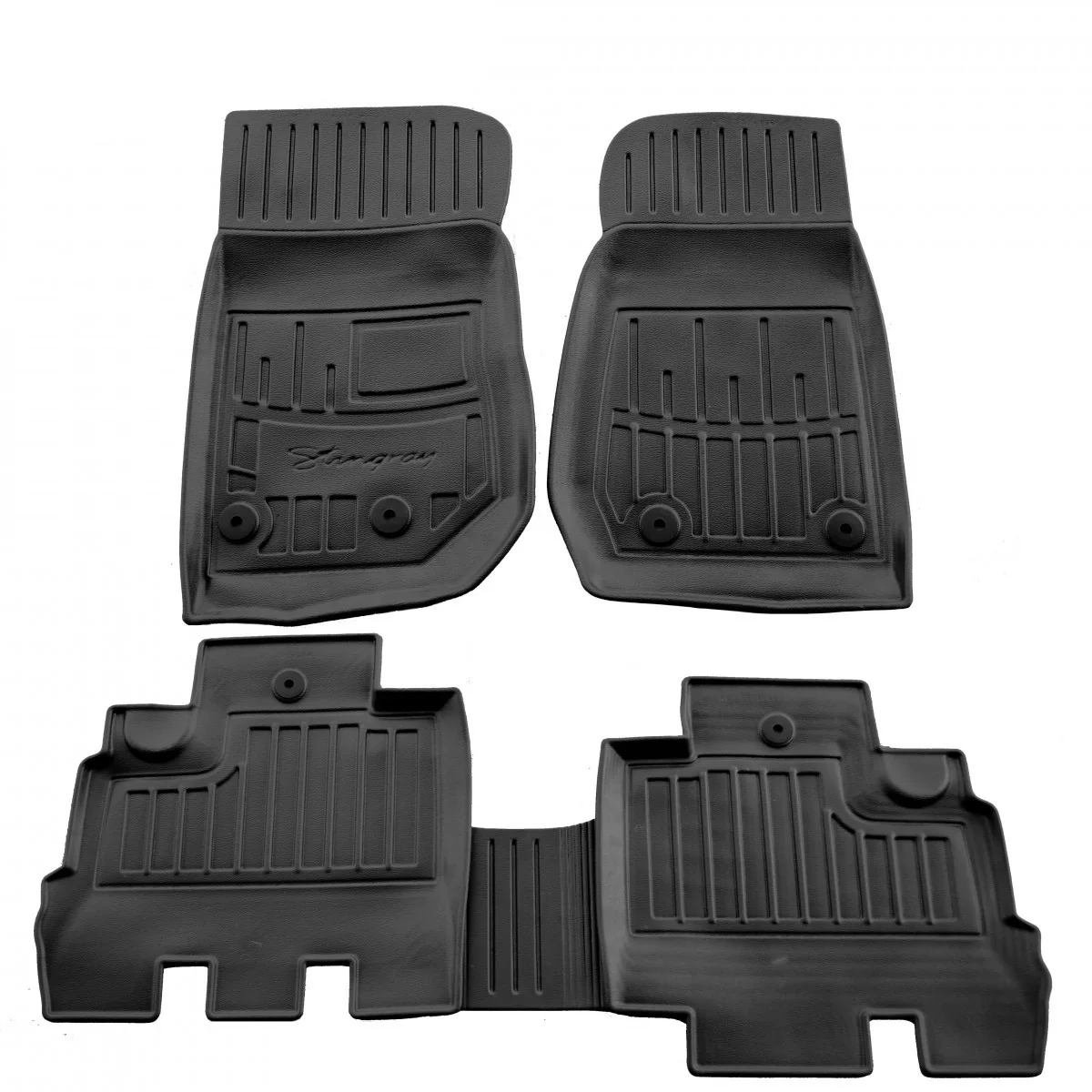 Jeep Wrangler JK 5-Türer 3D Gummifußmatten
