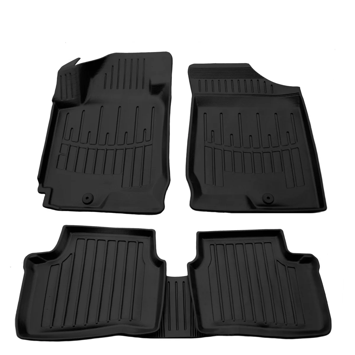 "Fußmatten Auto, Gummimatten Auto 3D für KIA Ceed (ED) (2006-2012), passgenaue Autofußmatten image"