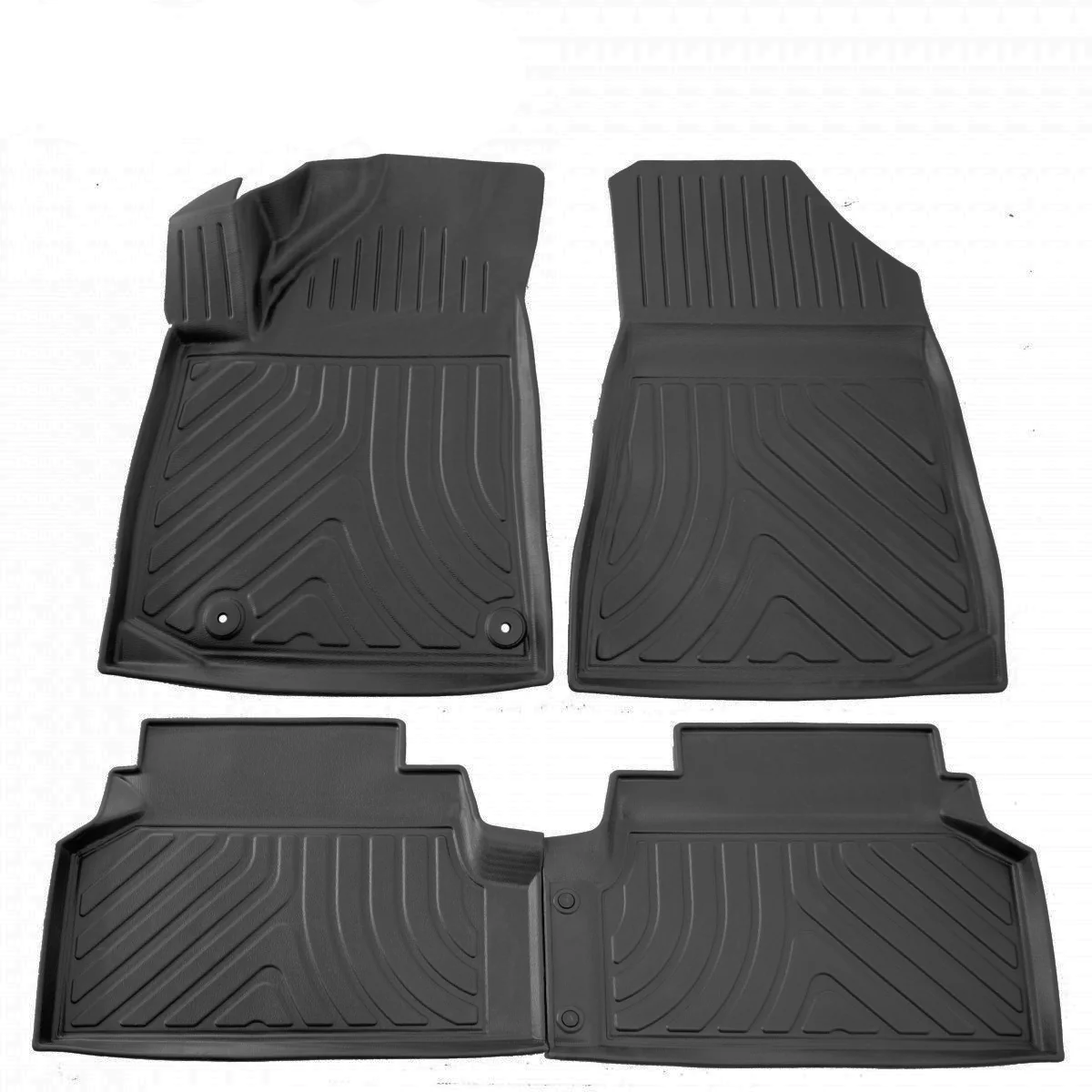 "Fußmatten Auto, Gummimatten Auto 3D für KIA Niro EV (2022-...), passgenaue Autofußmatten image"