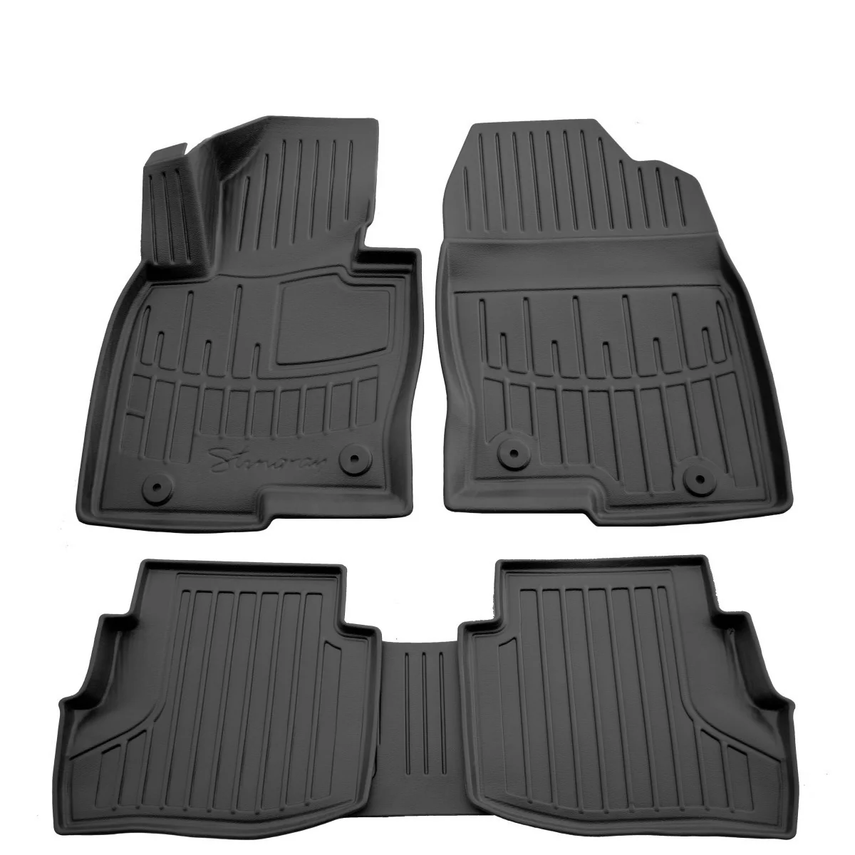 "Fußmatten Auto für MAZDA CX-9 (TC) (2016-2023), Gummifußmatten 3D, passgenau, Polyurethan image"