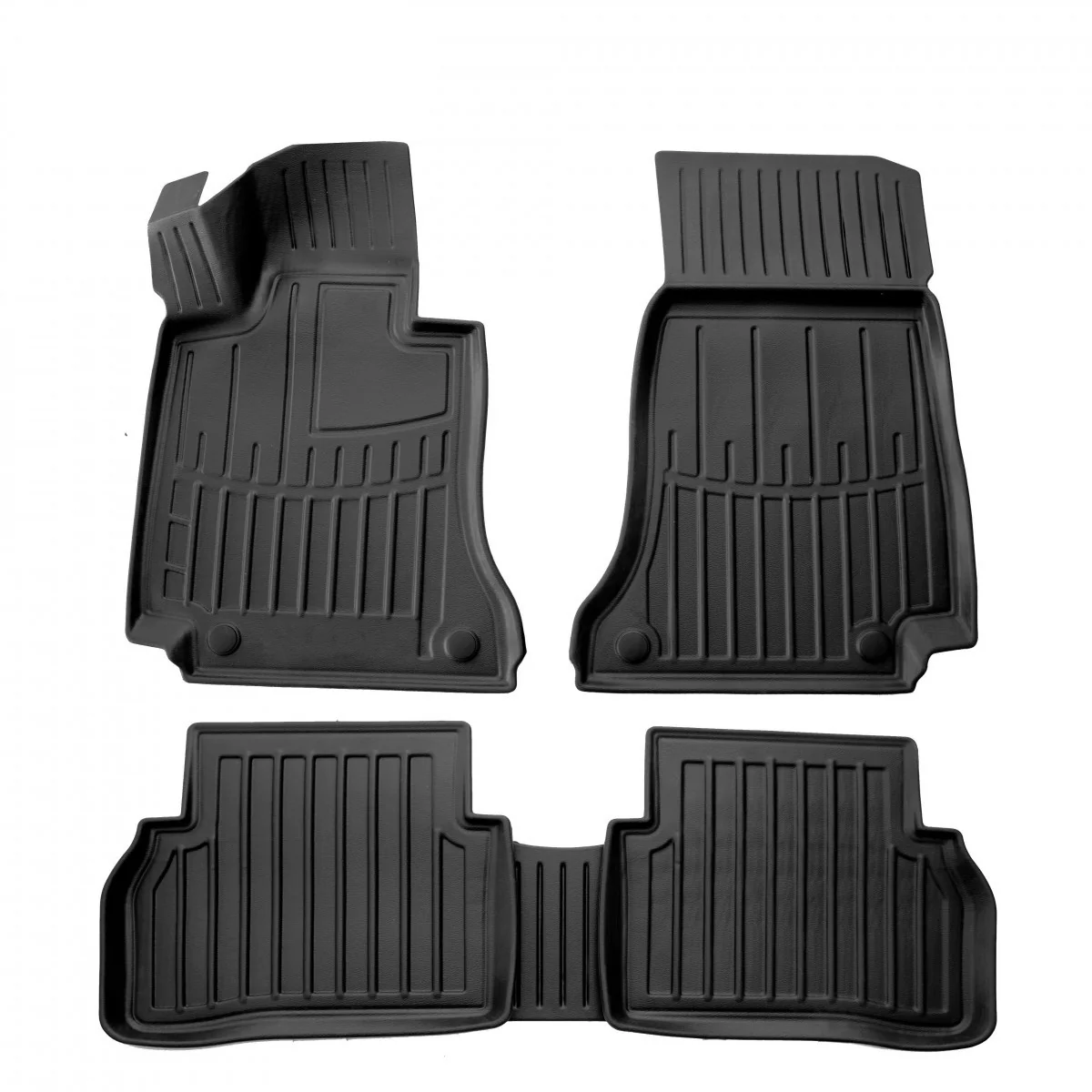 "Fußmatten Auto, Gummimatten Auto 3D für MERCEDES BENZ W205 C (2014-2021), passgenaue Autofußmatten image"