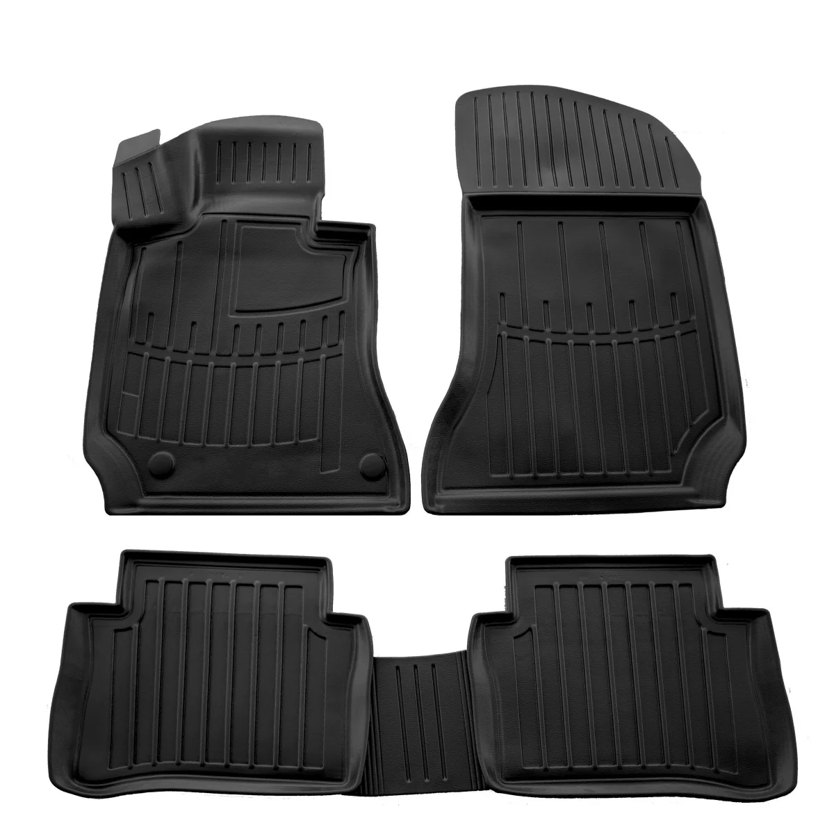 "Gummifußmatten Auto für MERCEDES BENZ W212 E (2009-2016), 3D, passgenau image"