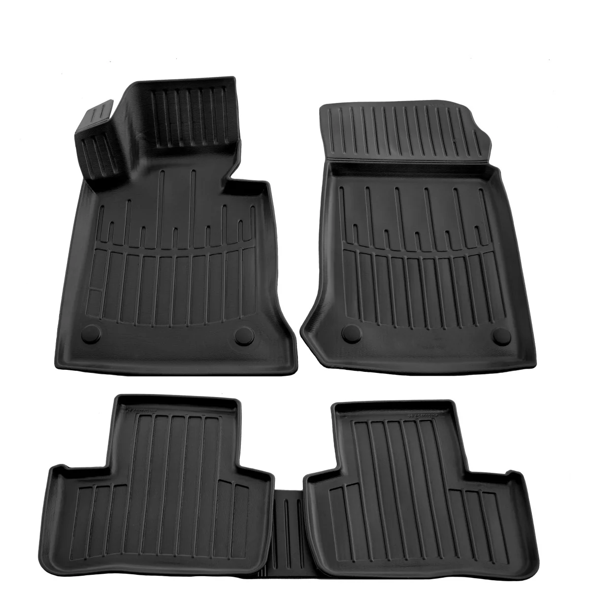 "Gummimatten Auto, für Mercedes GLK X204 (2008-2015), 3D, passgenau, Polyurethan, Autofußmatten image"
