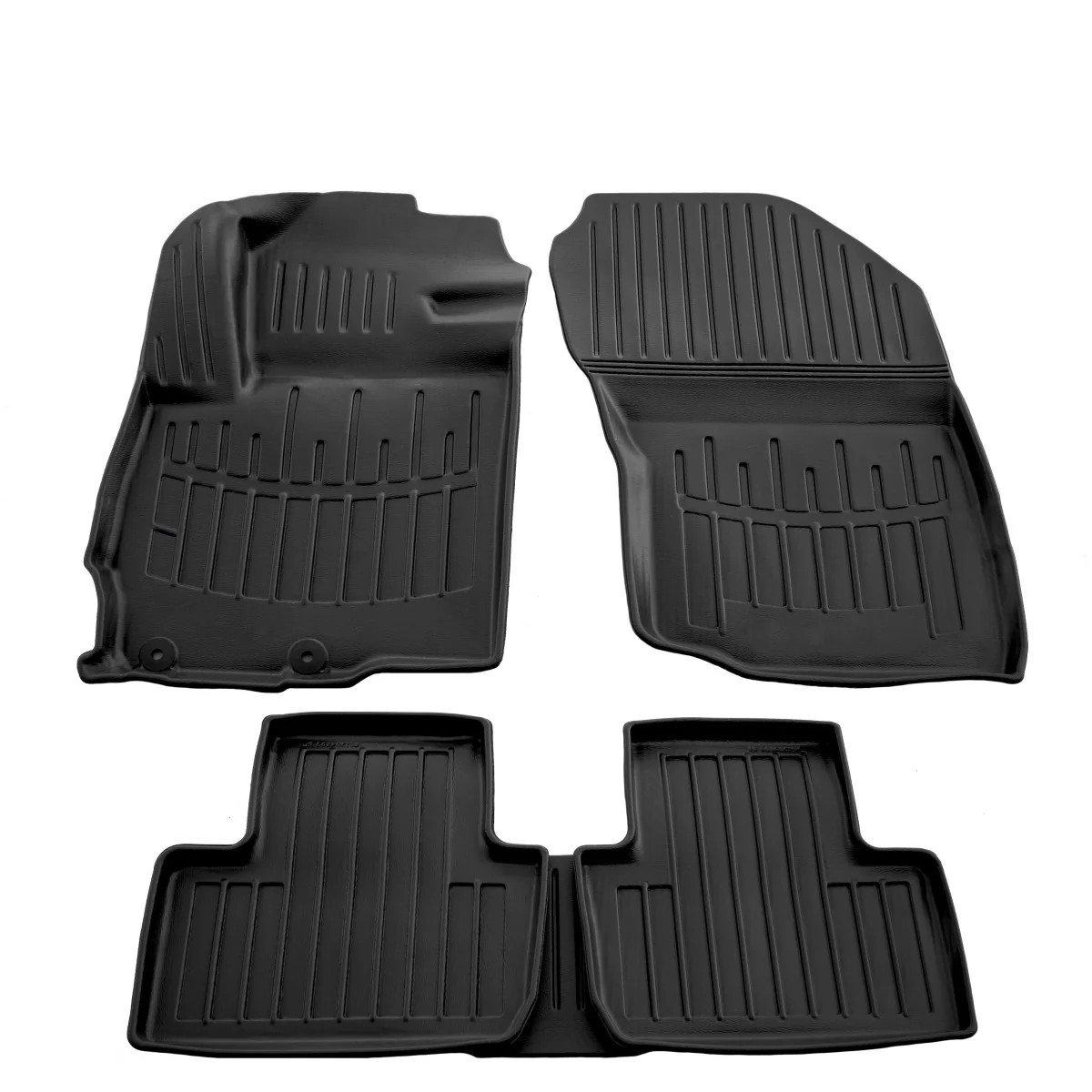 "Gummifußmatten Auto 3D für Mitsubishi ASX (2010-...), passgenau, Set mit hohem Rand image"
