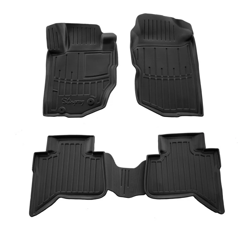 "Gummifußmatten Auto für MITSUBISHI L200 (LC) (2023-...), 3D, passgenau, maßgefertigt image"